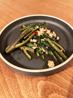 空芯菜のひき肉炒め-レシピのメイン写真