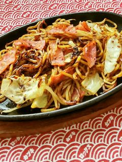 ソフトサラミのソース焼きそば♪-レシピのメイン写真