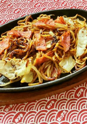 ソフトサラミのソース焼きそば♪-レシピのメイン写真