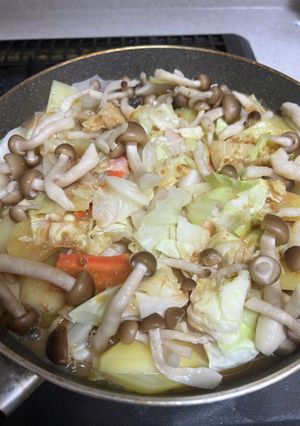 味噌ラーメン味のチャンチャン焼　#呑み飯-レシピのメイン写真