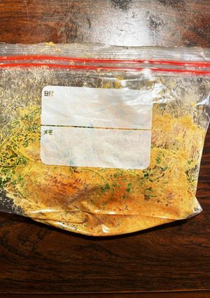 冷凍保存ササミの胡麻豆板醤コチュマヨ漬け-レシピのメイン写真