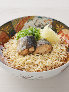 焼き鯖しょうゆらうめん-レシピのメイン写真
