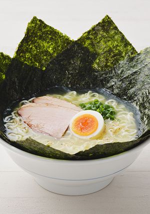 有明海の海苔いっぱい塩らーめん-レシピのメイン写真