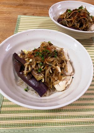 糸こんにゃくで代用！鶏胸肉のピリ辛油そば-レシピのメイン写真