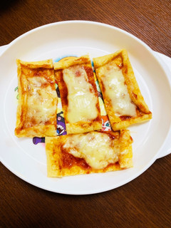幼児食 薄揚げピザチーズトースト-レシピのメイン写真