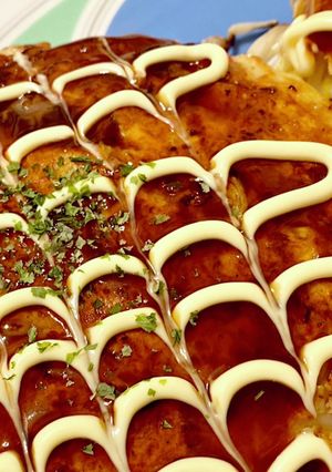 冷蔵庫にあるもので！ふわとろお好み焼き-レシピのメイン写真