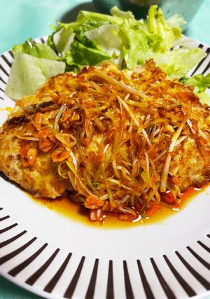 タケノコの豆腐ハンバーグ♪-レシピのメイン写真