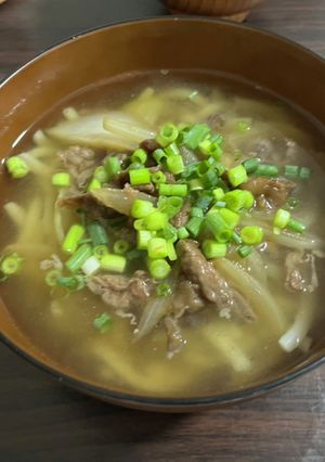 モリモリ食べられる！関西風肉うどん-レシピのメイン写真