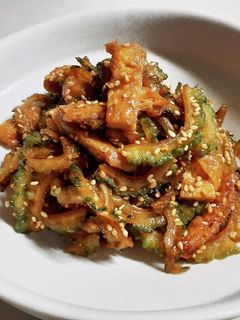常備菜☆ゴーヤと油揚げの甘辛炒め-レシピのメイン写真