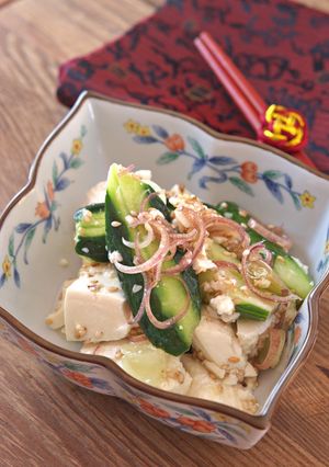 きゅうりと豆腐の塩だれサラダ-レシピのメイン写真