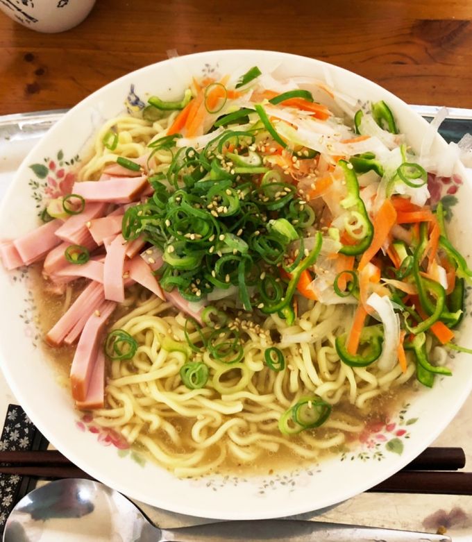 市販袋ラーメンで胡麻ピリ辛冷麺-レシピのメイン写真