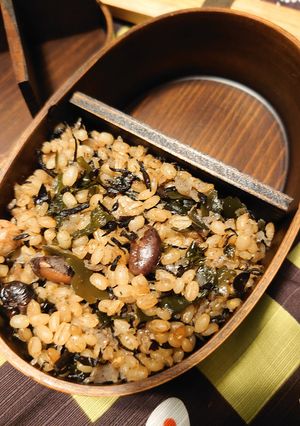 蒟蒻500もち麦3合大豆と乾物海藻☆ご飯-レシピのメイン写真