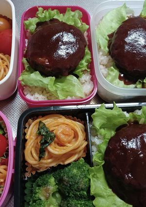 高校生息子、旦那、娘弁当(8/26)-レシピのメイン写真