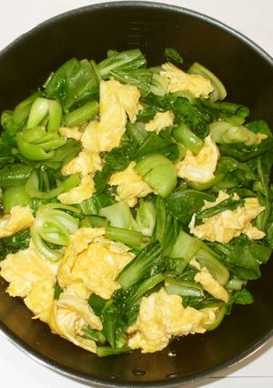 卵チンゲン菜炒め♪あるもので簡単漢方薬膳-レシピのメイン写真