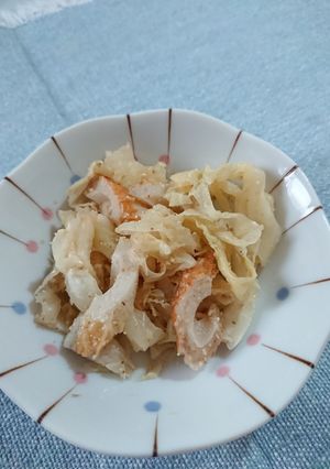 お酢でさっぱり♪キャベツのごま酢あえ-レシピのメイン写真