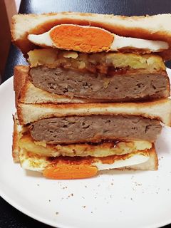 ハンバーグサンドイッチ-レシピのメイン写真