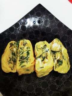 大葉オイルのチーズ卵焼き-レシピのメイン写真