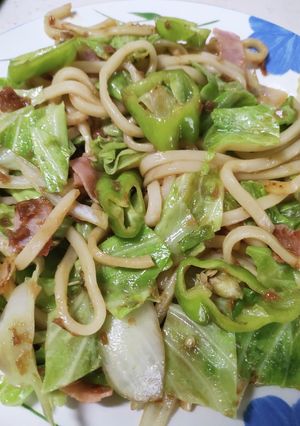 【弁当用】さっぱり焼きうどん-レシピのメイン写真