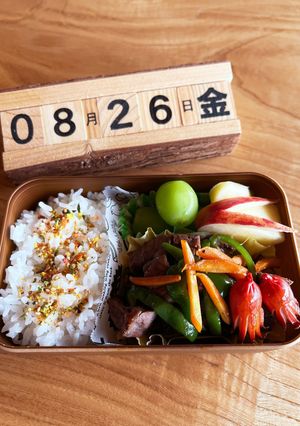 2022.8/26 小学生学童お弁当-レシピのメイン写真