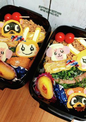 あつ森キャラ弁♪ちゃちゃまる*リリアンも-レシピのメイン写真