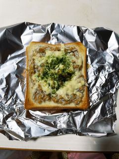 しらすと納豆チーズトースト-レシピのメイン写真