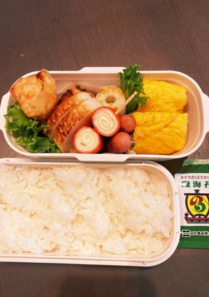 朝ぱぱっと30分以内で息子弁当-レシピのメイン写真