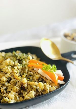 食べてみて！美味しい高菜チャーハン-レシピのメイン写真