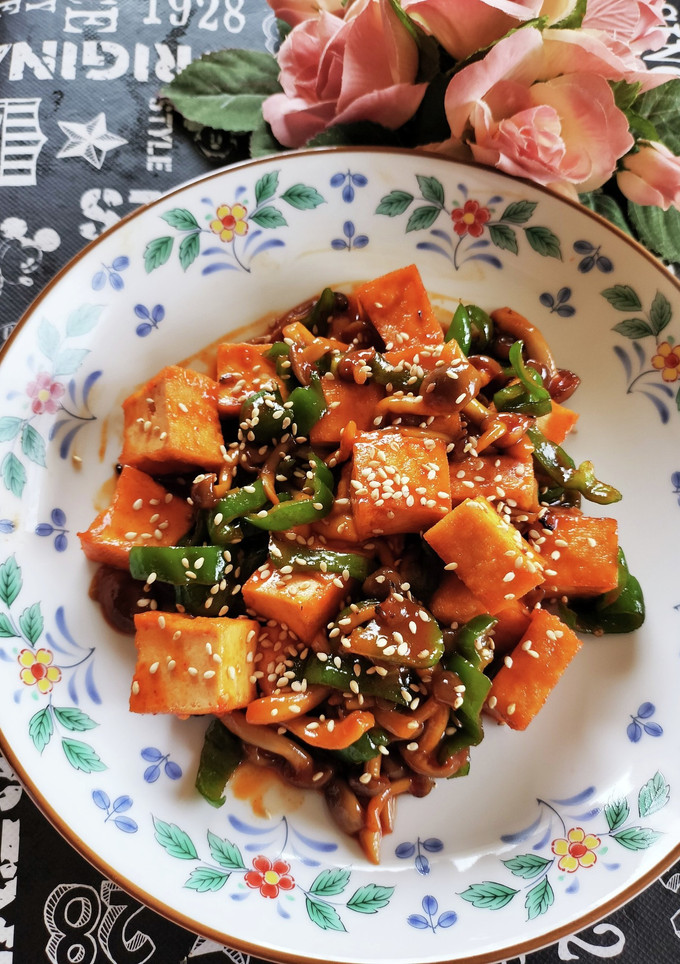 ◆厚揚げとしめじの韓国風炒め◆-レシピのメイン写真
