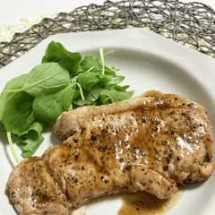 รูปของ ガッツリ肉料理☆ガーリックペッパーポーク