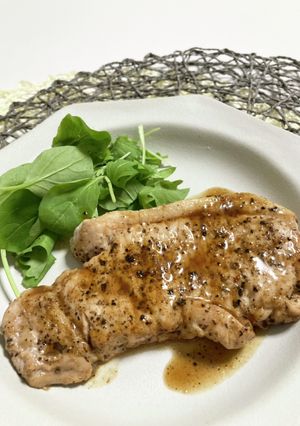 ガッツリ肉料理☆ガーリックペッパーポーク-レシピのメイン写真