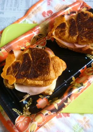 ロースハム＆チーズのプチ･ホットサンド3-レシピのメイン写真