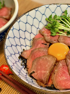 横浜発♡簡単美味しいローストビーフ丼-レシピのメイン写真