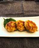 ゴーヤのわたとはんぺんの照り焼き