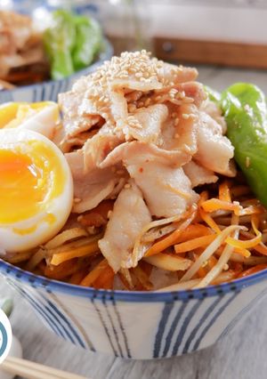 バランスばっちり＼きんぴら肉丼／-レシピのメイン写真