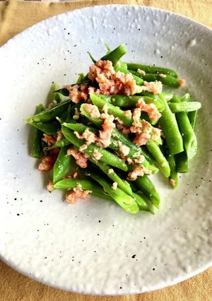 さやいんげんの洋風和え物-レシピのメイン写真