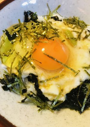 ダイレクト丼●やまかけ海苔たまご丼-レシピのメイン写真