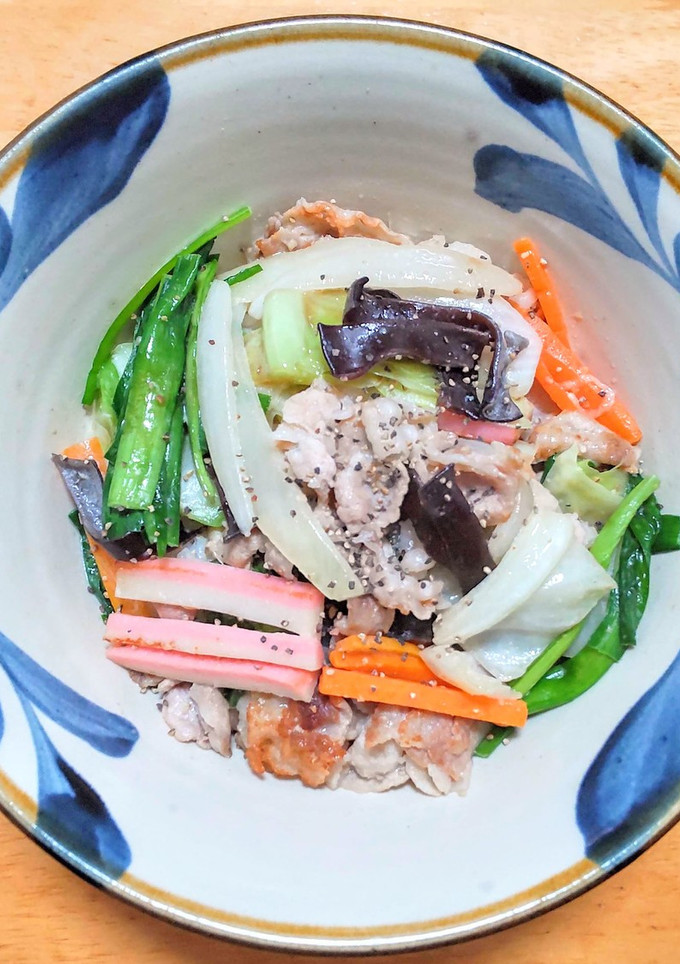 我が家の丼☆お手軽ちゃんぽん丼-レシピのメイン写真