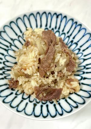 牛肉ごぼうごはん-レシピのメイン写真