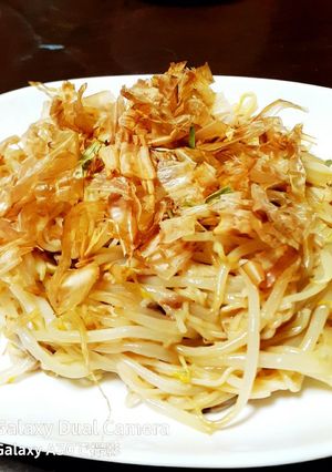 素麺とモヤシ炒め-レシピのメイン写真