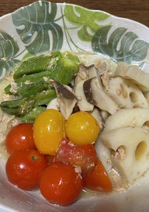 蓮根・野菜のしょうが味噌煮-レシピのメイン写真