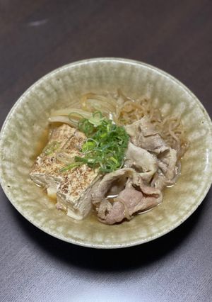 あっという間に簡単☆豚バラ肉豆腐♪-レシピのメイン写真