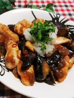 茄子と鶏胸肉のみぞれ煮♡簡単✧柔らか~♡-レシピのメイン写真