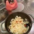 ストウブでれんこんの塩きんぴら