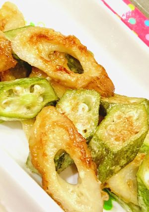 オクラと竹輪のマヨ醤油焼き★トースターで-レシピのメイン写真