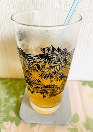 スパイス梅シロップソーダ割り-レシピのメイン写真