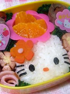 キャラ弁☆キティちゃん(ミミィ?)弁当♪-レシピのメイン写真