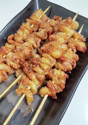 名古屋めし風!甘辛♪鳥皮串揚げ*鶏皮活用-レシピのメイン写真