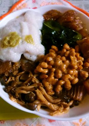 山かけヅケまぐろ・納豆冷や奴のタパス-レシピのメイン写真