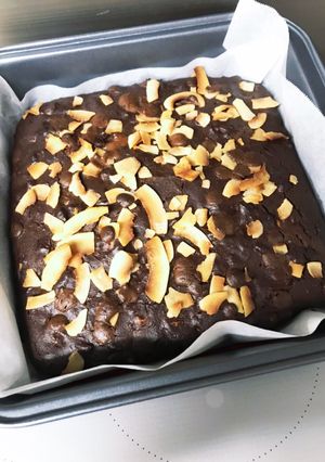 記録用　オートミール粉キャロブケーキ-レシピのメイン写真