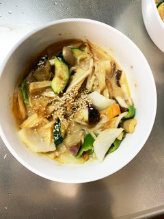 レンジ肉無チクワガーリック炒飯味野菜炒め-レシピのメイン写真
